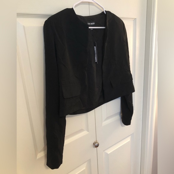 NWT - Steve Madden Elegant Black Women's Blazer - Picture 4 of 10
